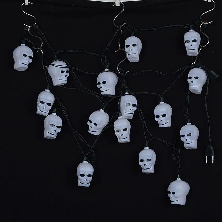 Декорации для Хэллоуина с подсветкой подвеска в форме скелета приведения огни