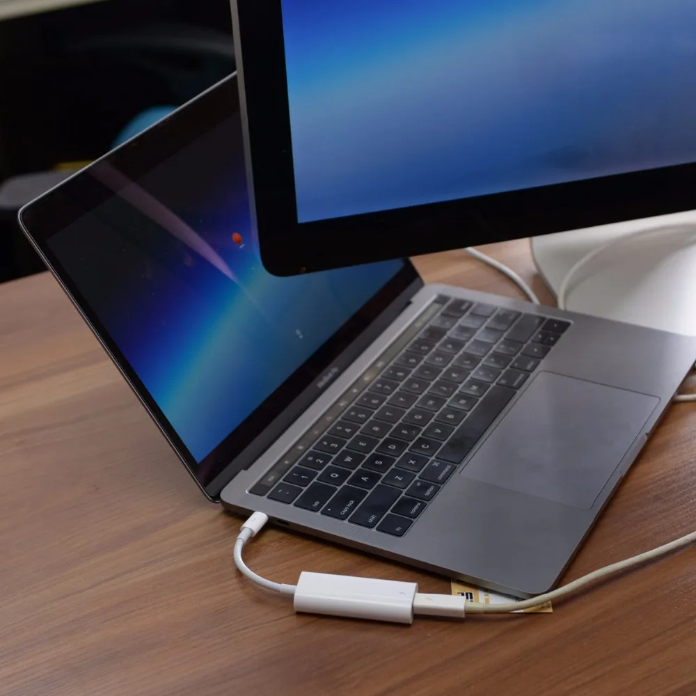 Zihan 40 Гбит/с USB-C Thunderbolt 3 порт к Thunderbolt 2 Адаптер для Macbook Pro дисплей MC914 и жесткий диск
