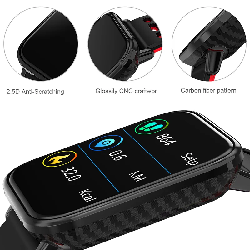 Смарт часы водонепроницаемые с сенсорным экраном фитнес трекером и