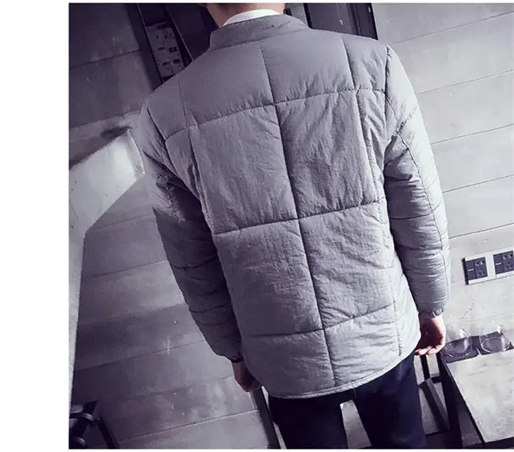 

Winter thickened men's cotton clothes Korean version trim short padded jacket 2019 new style fashion coat