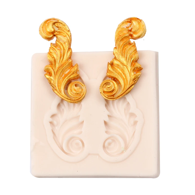 6 шт. кружева в стиле барокко кружевная силиконовая искусственная глина для