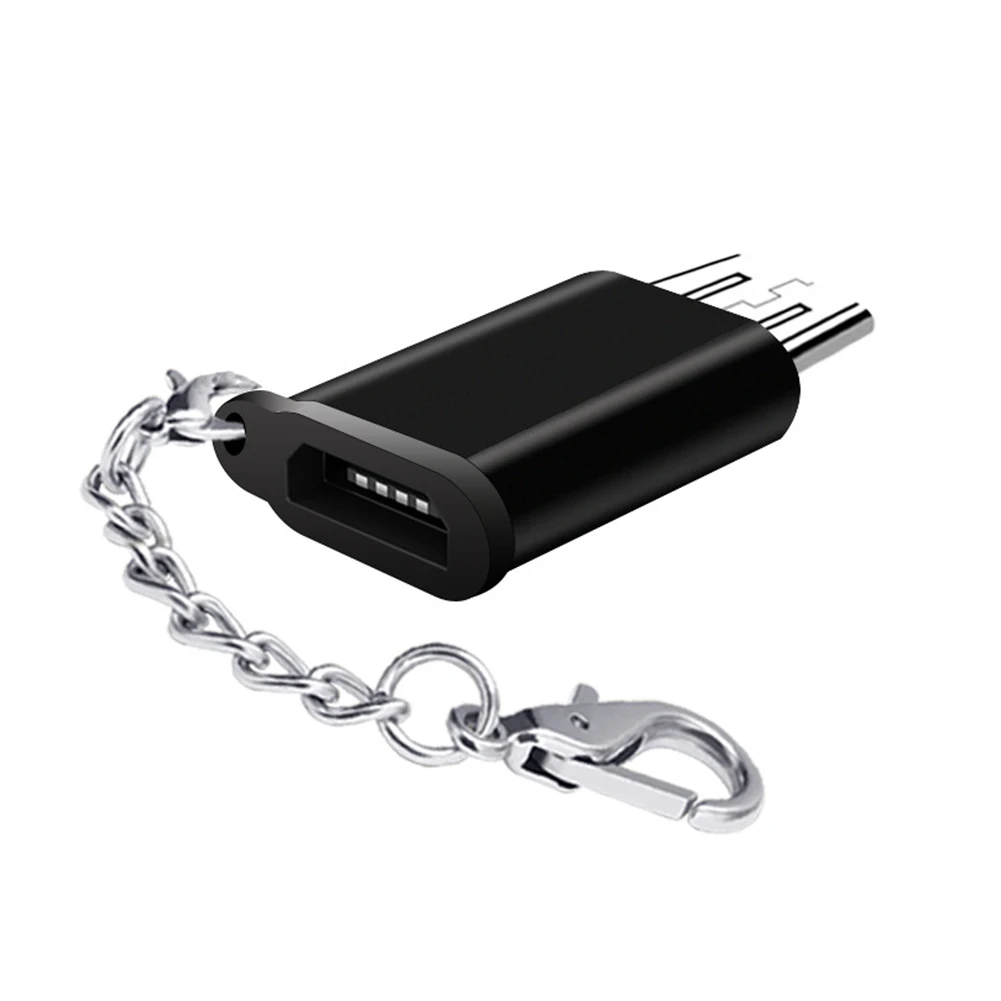 Зарядное устройство для телефона type C Micro с шнур связки ключей Разъем Портативный