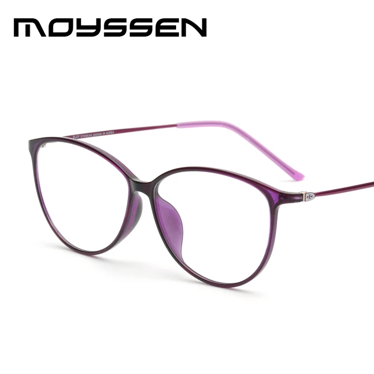 Moyssen высококачественные Ретро пластиковые титановые женские очки с кошачьим