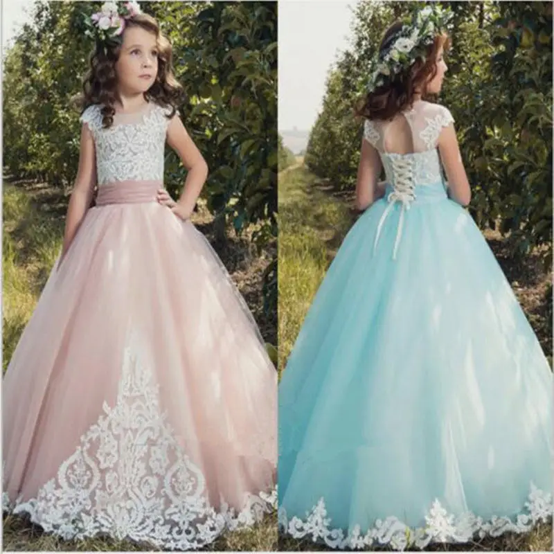 

Girl Communion Party Prom Princess Pageant dresses Flower Girls Dress First Communion Dresses Party Gown Vestidos De Comunion