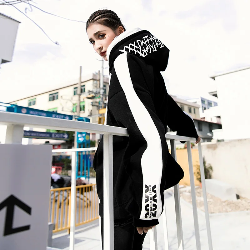 Women Warm Hoodies Hip Hop Fashion Cotton Headwear Sweatshirts Us size S-XL | Женская одежда