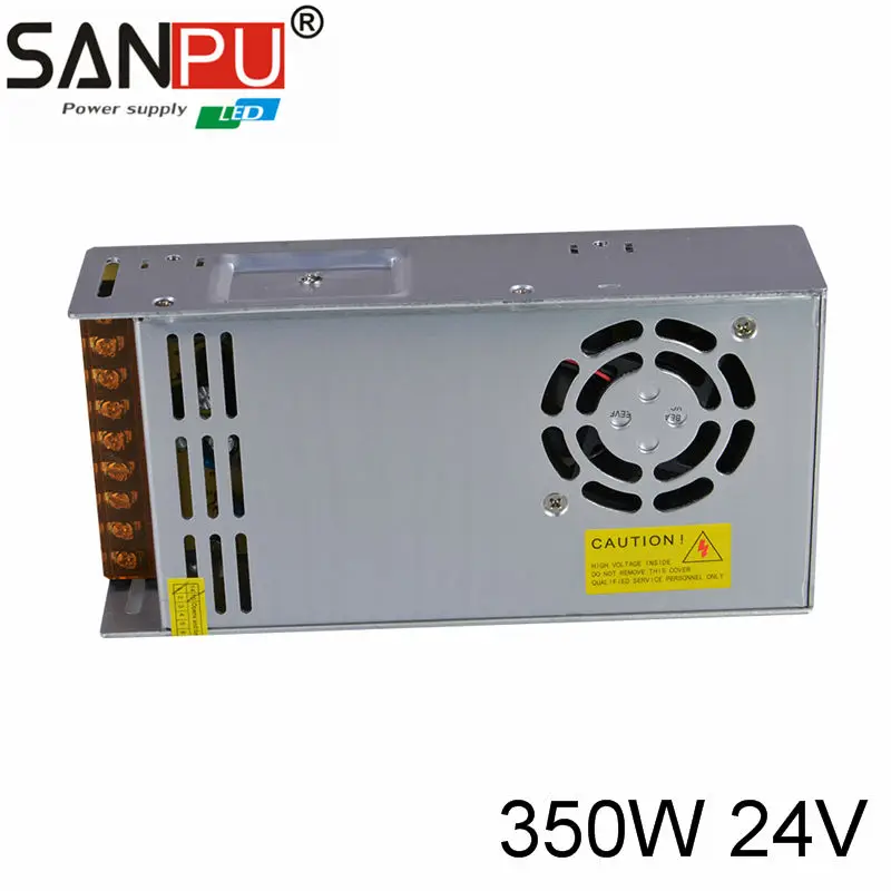 Светодиодный источник питания 24 В 350 Вт драйвер адаптер переключение 220 до 12