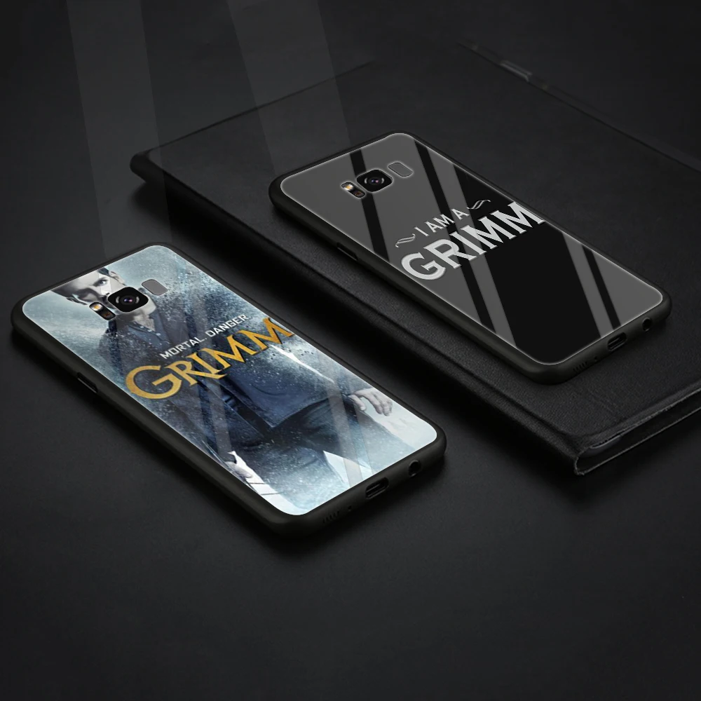Мягкий чехол Lavaza Grimm из закаленного стекла для Samsung Galaxy S8 S9 S10 Plus Note 8 9 A30 A50 A70 |
