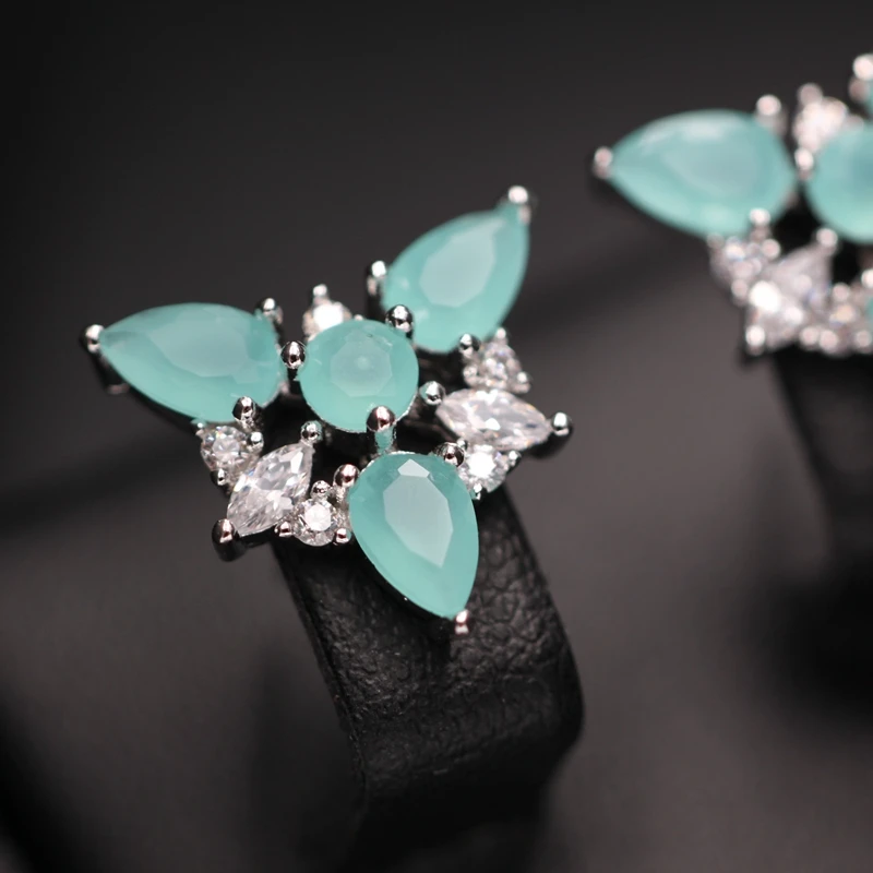 Милые серьги молочно-розового цвета для девочек подарок Изысканная модель