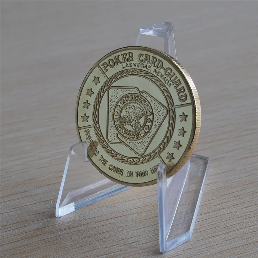 10 шт./лот Бесплатная доставка покерная столица мира в Лас-Вегасе Золотая монета