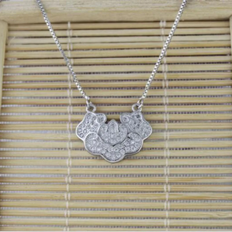 Посеребренные ювелирные изделия микрочип кристалл облако долговечность замок