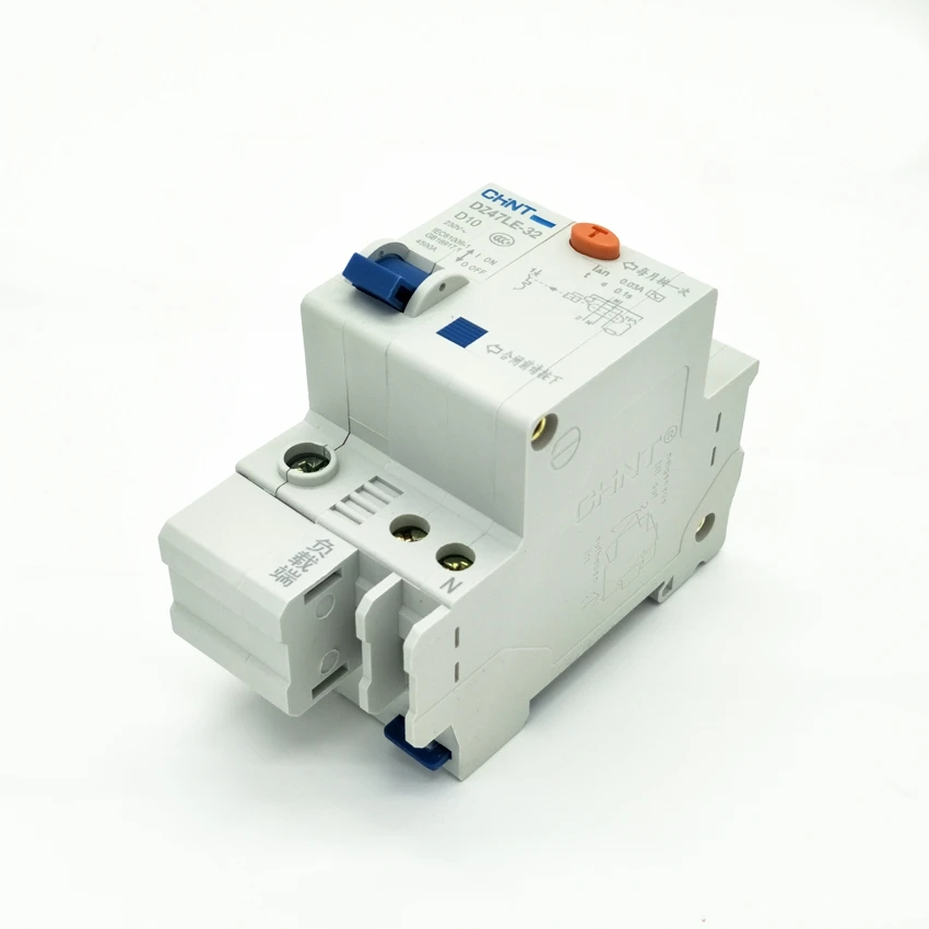 CHINT DZ47LE-32 1 P+ N D10A 30mA замыкание утечки земли выключатель/остаточный ток работает выключатель
