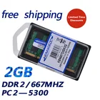 Память KEMBONA DDR2 для ноутбука, 2 Гб, 667 МГц, 5300 контактов, pc2 667