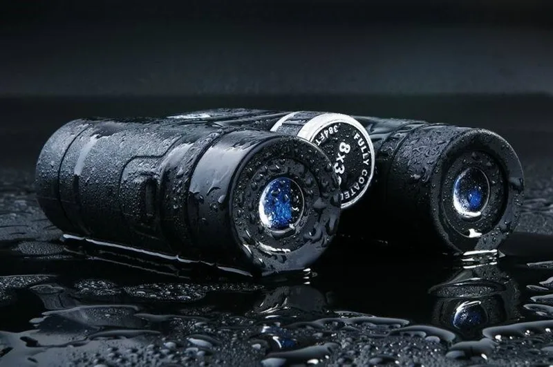 Asika 8x32 компактный бинокль для наблюдения за птицами HD военный телескоп для охоты и путешествий с ремешком высокое прозрачное видение черный