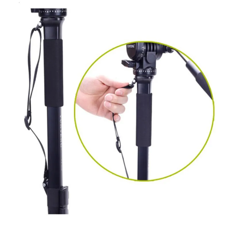 Tripods 288 Camera Monopod + Fluid Pan Head Unipod Holder for all Canon Nikon DSLR |