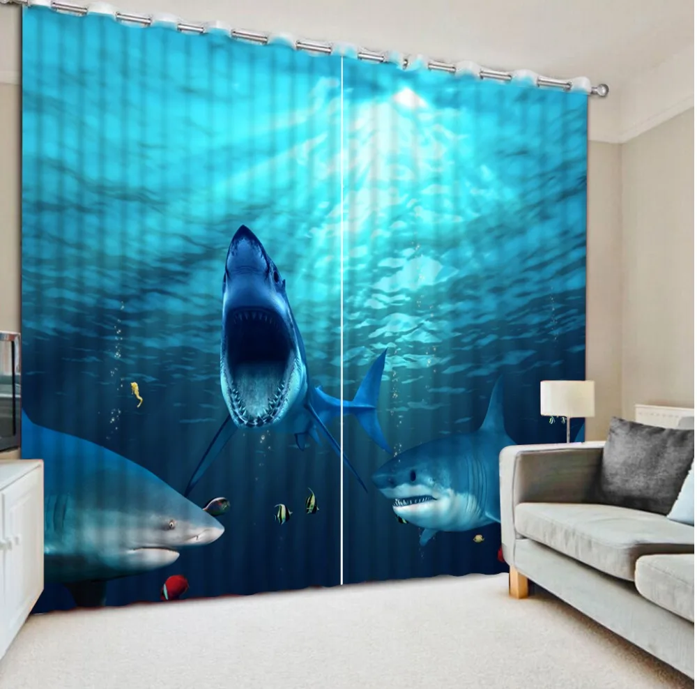 Современные занавески на окна под заказ крокодиловые из полиэстера 3D окна|3d window