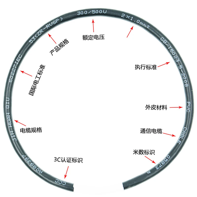 Чистая медь 485 сигнальный провод экранированная витая пара RVSP 6-core 0 75 мм² (100 м) |