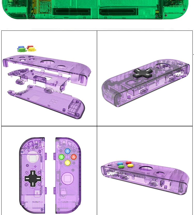 DIY Корпус Замена Прозрачный для joycon Joy-con консоли переключателя L R контроллер запчасти для ремонта