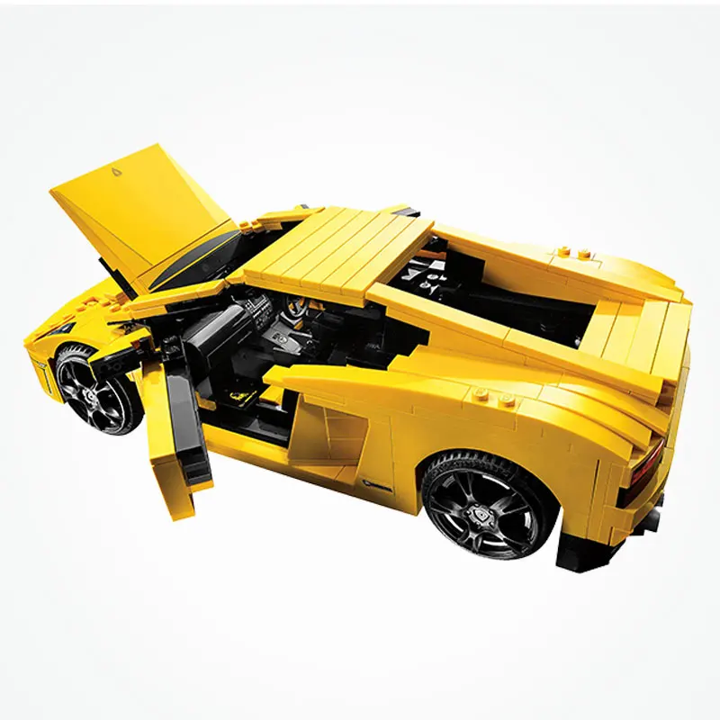 Yile 011 модель строительные блоки Gallardo LP 560-4 Совместимость с technic 8169 автомобиль игрушки для детей
