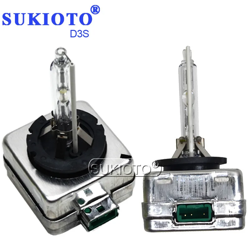 SUKIOTO 55W xenon D2S 3000K желтый D4S ксеноновая лампа 4300K 5000K 6000K D3S xenon D1S 55W hid лампы для автомобильных фар