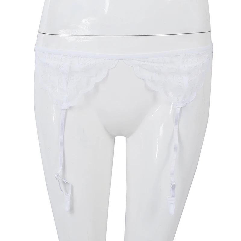 Белый цветочный кружевной сетчатый пояс для подвязки|Подвязки| |