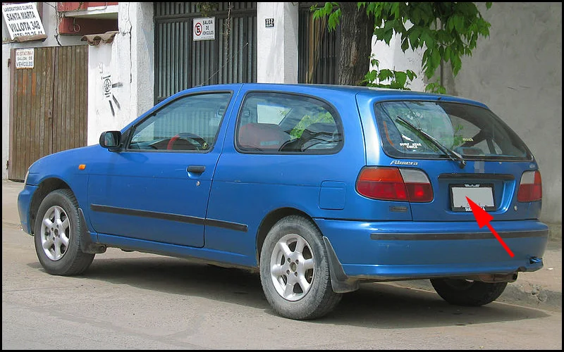 AUTONET HD камера заднего вида ночного видения для Nissan Almera N15 1995~ 2000 5D хэтчбек CCD/камера или Кронштейн номерного знака