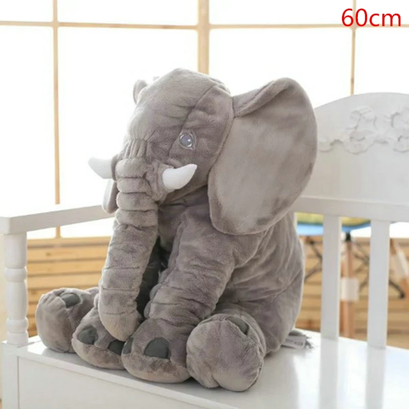 60cm gray MIAOOWA 1 шт. 40/60 см детские мягкие, слон Playmate успокоительная кукла ребенок аппетитные игрушки слон плюшевые игрушки, детские игрушки - Цвет: 60cm gray