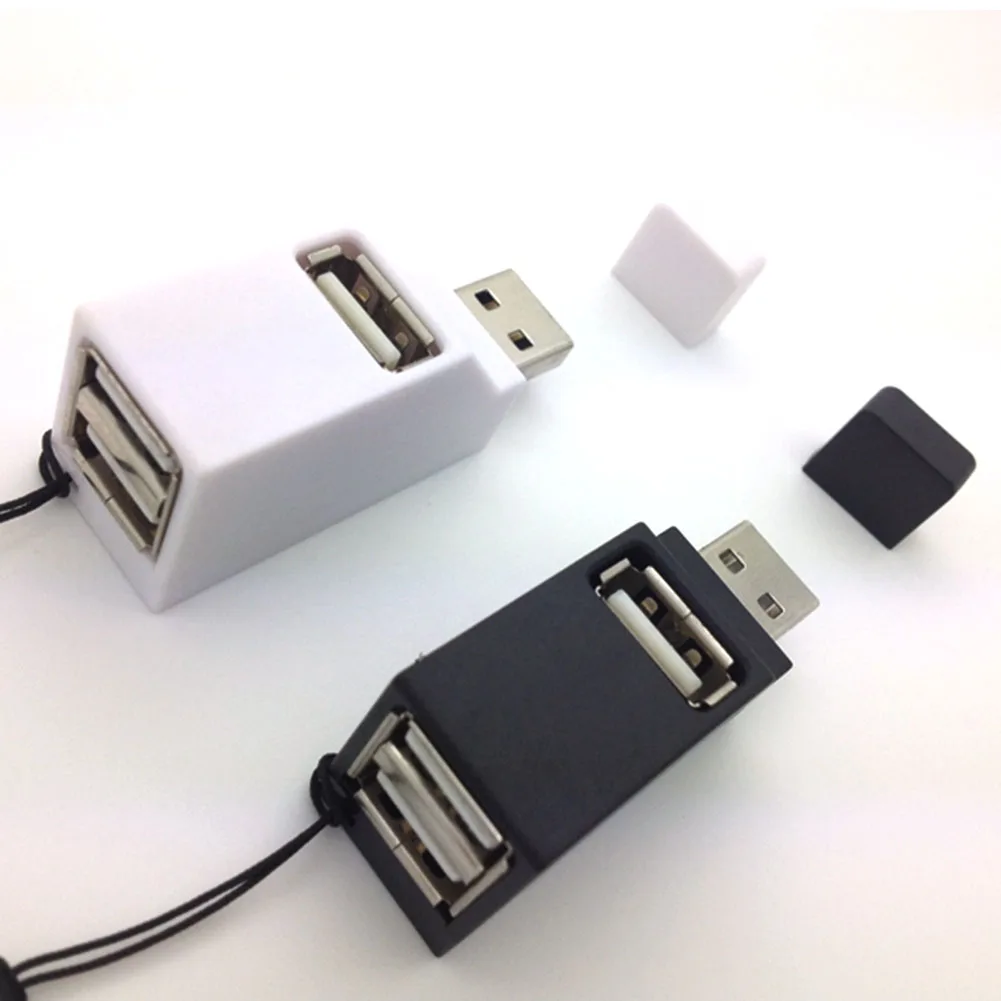 3 Port USB 2.0 Rotate HUB Mini Adapter Electronics Multiports Hub Adapters | Компьютеры и офис