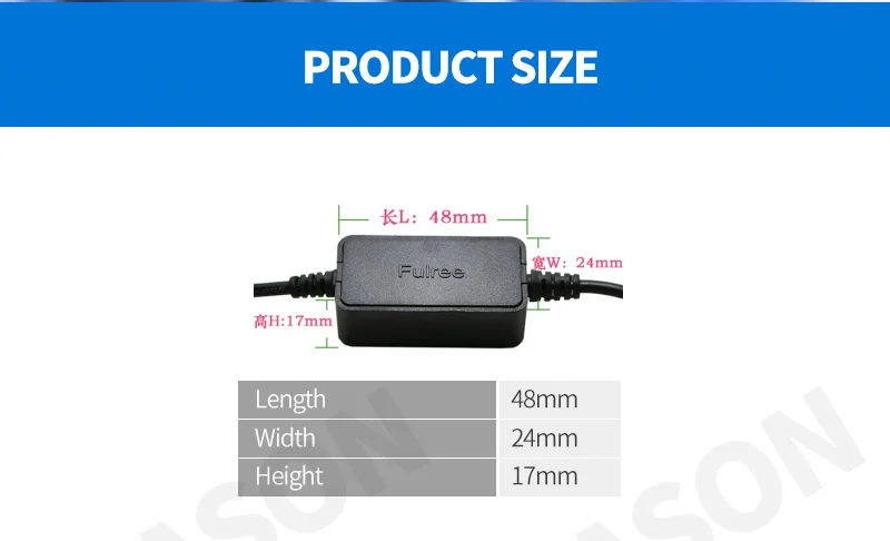 USB DC преобразователь низкого напряжения защиты DC/DC понижающий 12-24 в к DC 5 В 2.5A автомобиль черный ящик Автомобильный видеорегистратор Камера Кабель 5 в конвертер