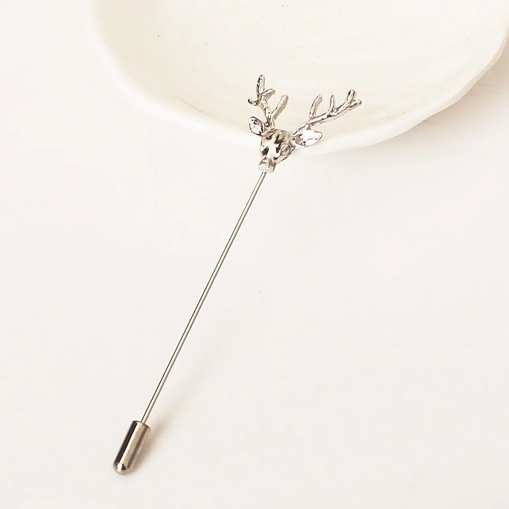 Полые Модные Простые бриллиантовые булавки для женщин и мужчин воротника в виде