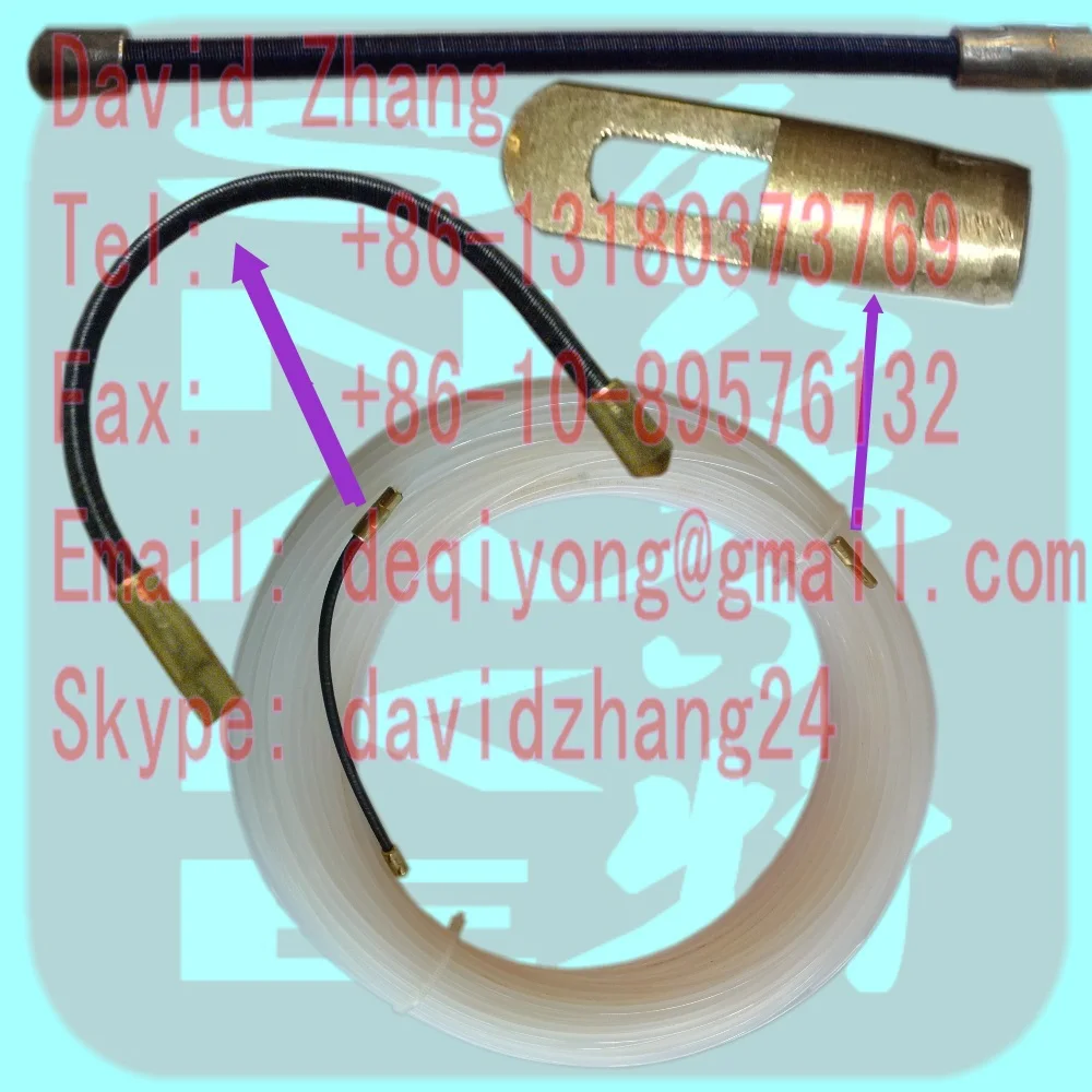 Нейлоновая рыболовная лента 4 мм съемник кабеля канальный погрузчик змеевидный