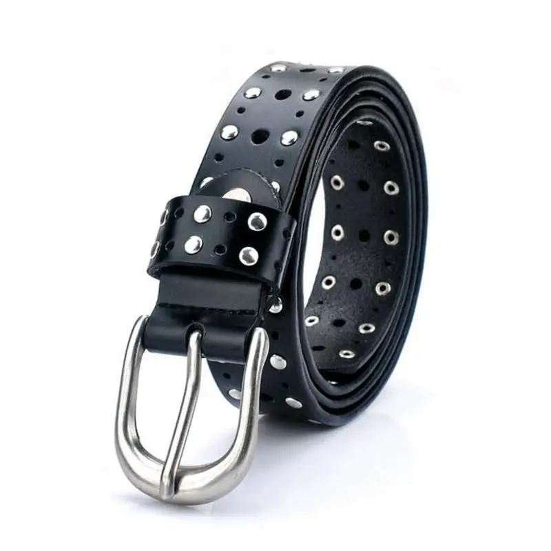 Новинка винтажный женский ретро ремень из яловой кожи второй слой декоративные