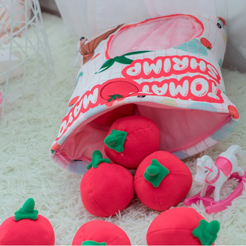 8 шт. плюшевые игрушки в виде пудинга шоколадные бобы клубника желе Пончик