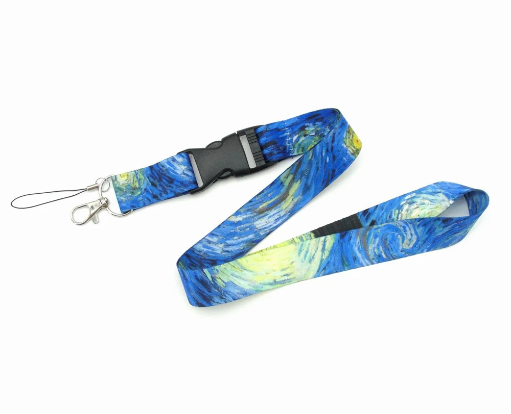 Новинка 2019 двухсторонний шнурок с рисунком Ван Гога звездная ночь Подсолнухи для