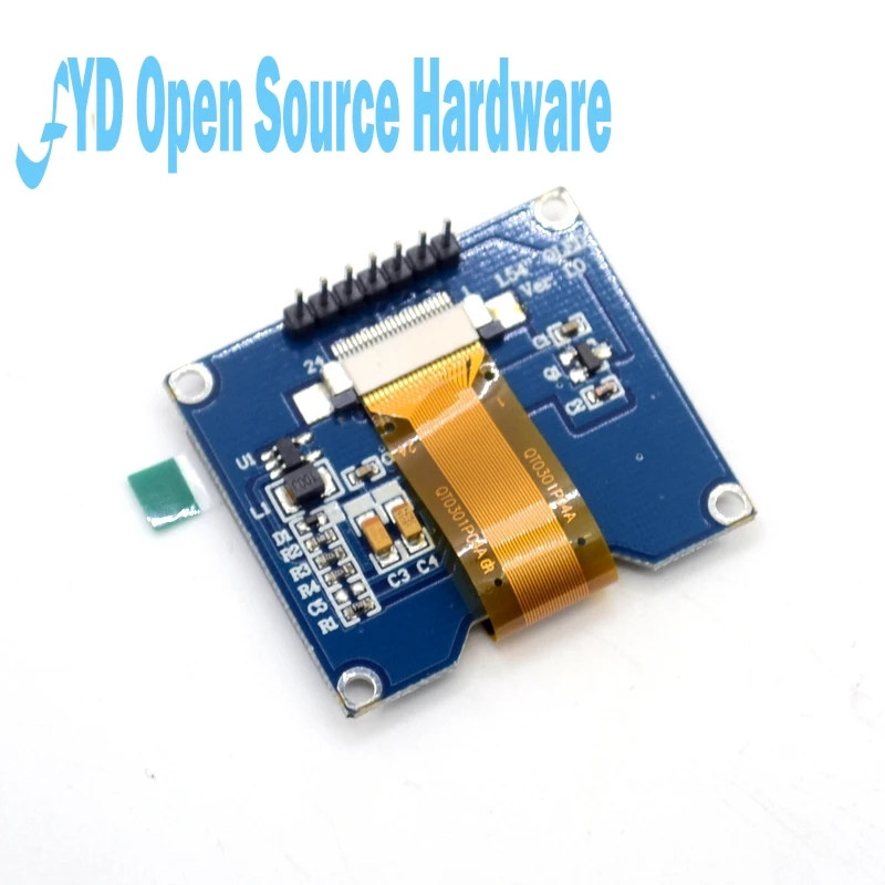 1 шт. 54 дюймов I2C IIC SPI последовательный 128X64 белый топ с o образным светодиодный ЖК