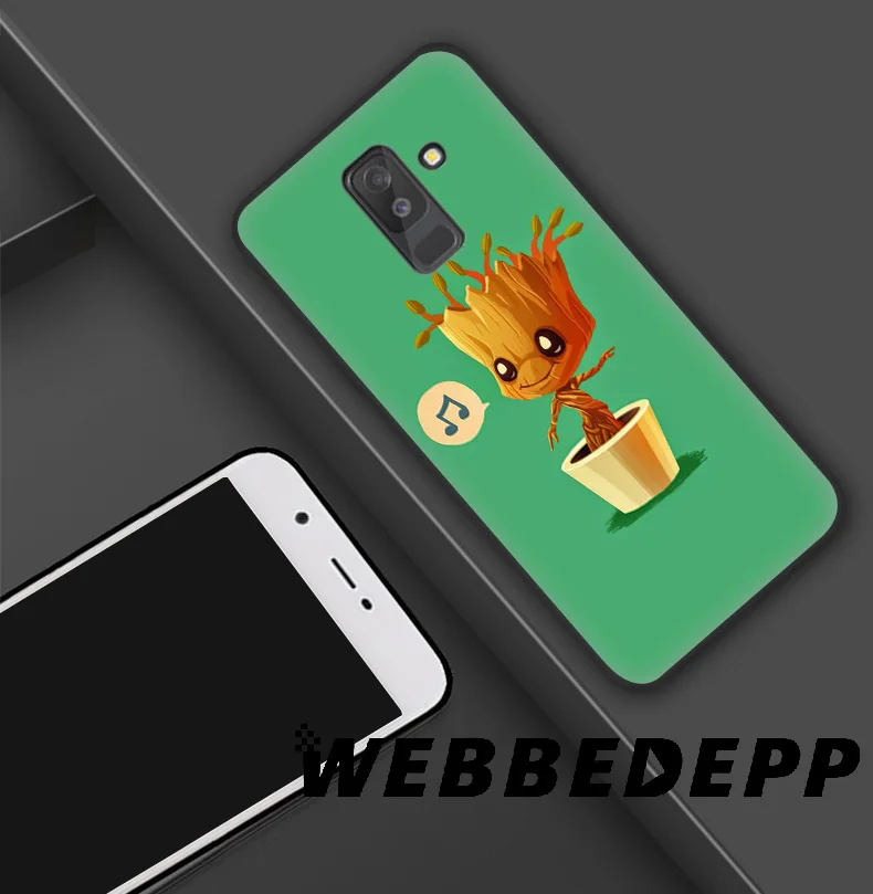 WEBBEDEPP Guardians of the Baby Groot Мягкий силиконовый чехол из ТПУ для Samsung Galaxy S10 S10e S9 S8 Plus S7 S6 Edge