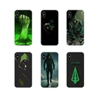 Для Huawei G7 G8 P7 P8 P9 P10 P20 P30 Lite Mini Pro P Smart Plus 2017 2018 2019 аксессуары чехлы для телефонов Чехлы с зеленой стрелкой Smart