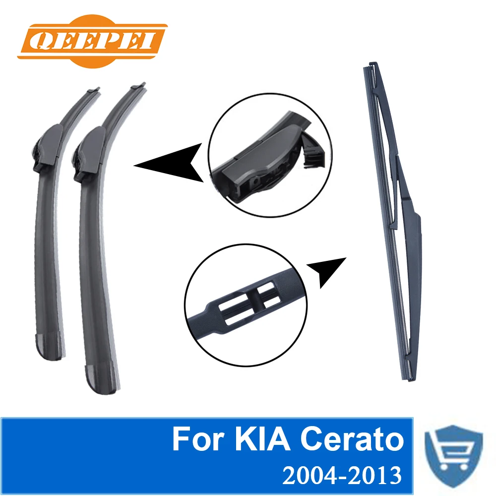 QEEPEI Передняя и задняя Щетка стеклоочистителя Без Рычага для KIA Cerato 2004-2013 высокое