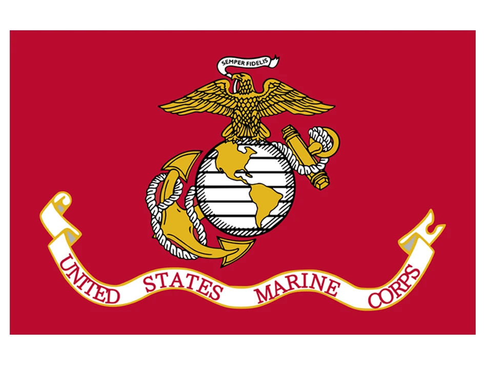 xvggdg 90x150 см американская армия США морской корпус США-USMC флаг из полиэстера баннеры с латунными Люверсами