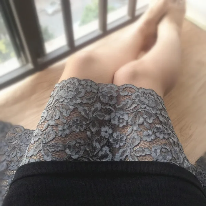 18 см серость полые Кружево для платье аксессуары украшения эластичный