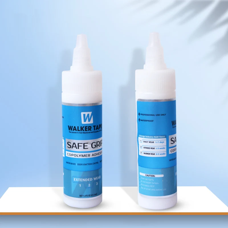 5 Bottles 1.4 Oz Walker Tape Safe Grip Adhesive Hairpiece Lace Wig Glue Super Bond Glue Toupee Glue Tape