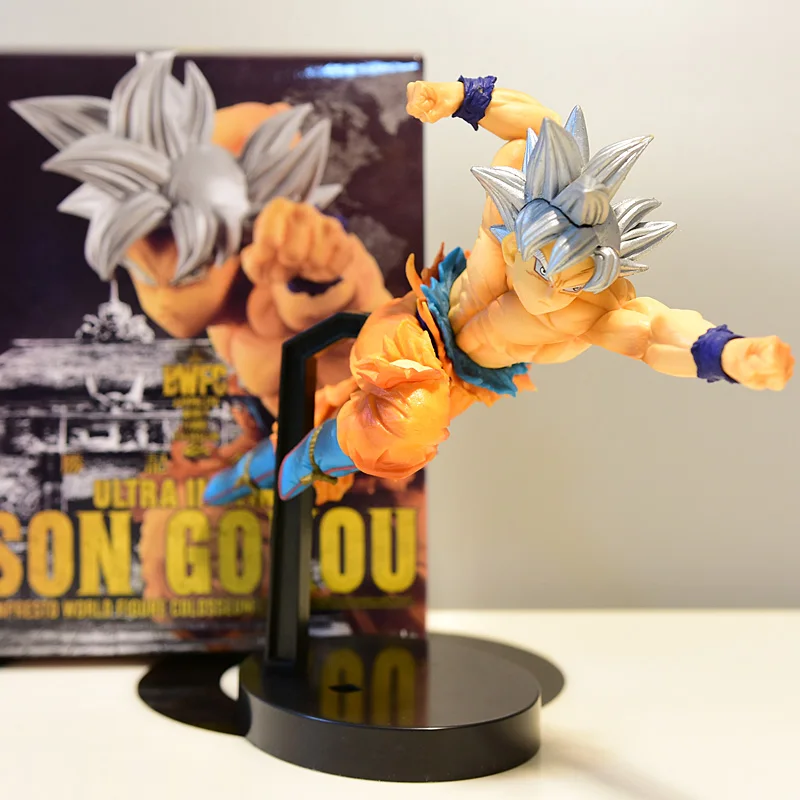 Anime Dragon Ball Super Ultra Instinct Goku Migatte No Gokui Key Of Egoism Son Gokou Figure Model Collection toys | Игрушки и хобби