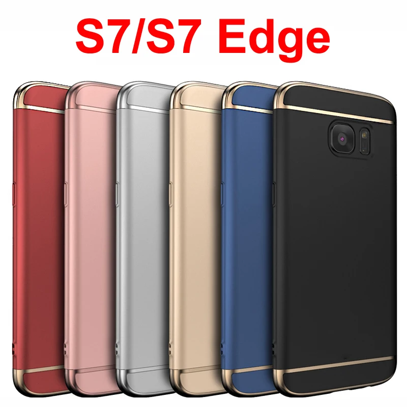For Samsung S7 case Galaxy Edge cover hard back protection S7edge capas coque blue gold black fundas s7 |