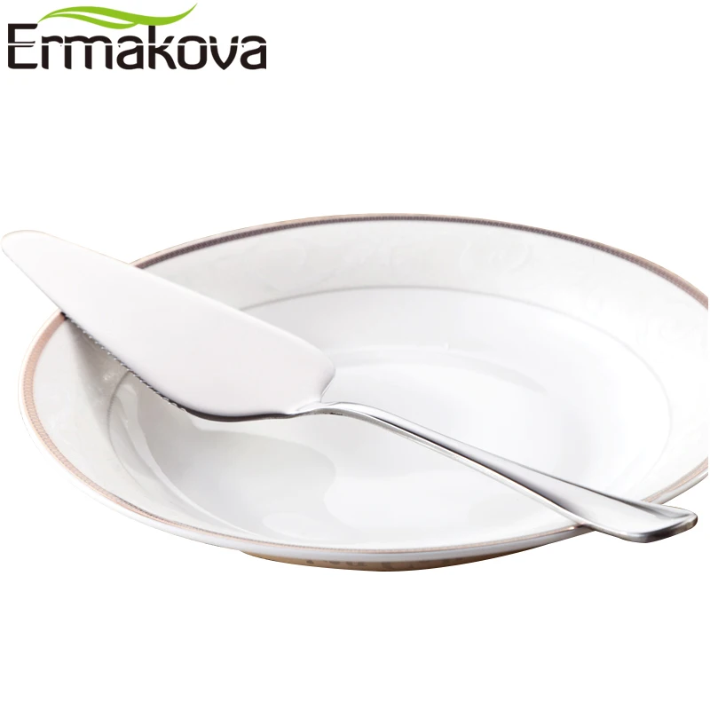 Ермакова торт пирог пиццы сервер из нержавеющей стали зубчатые края торта резак