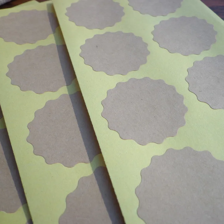 120 шт. пустые наклейки для упаковки тортов ручной работы M1190 | Канцтовары офиса и