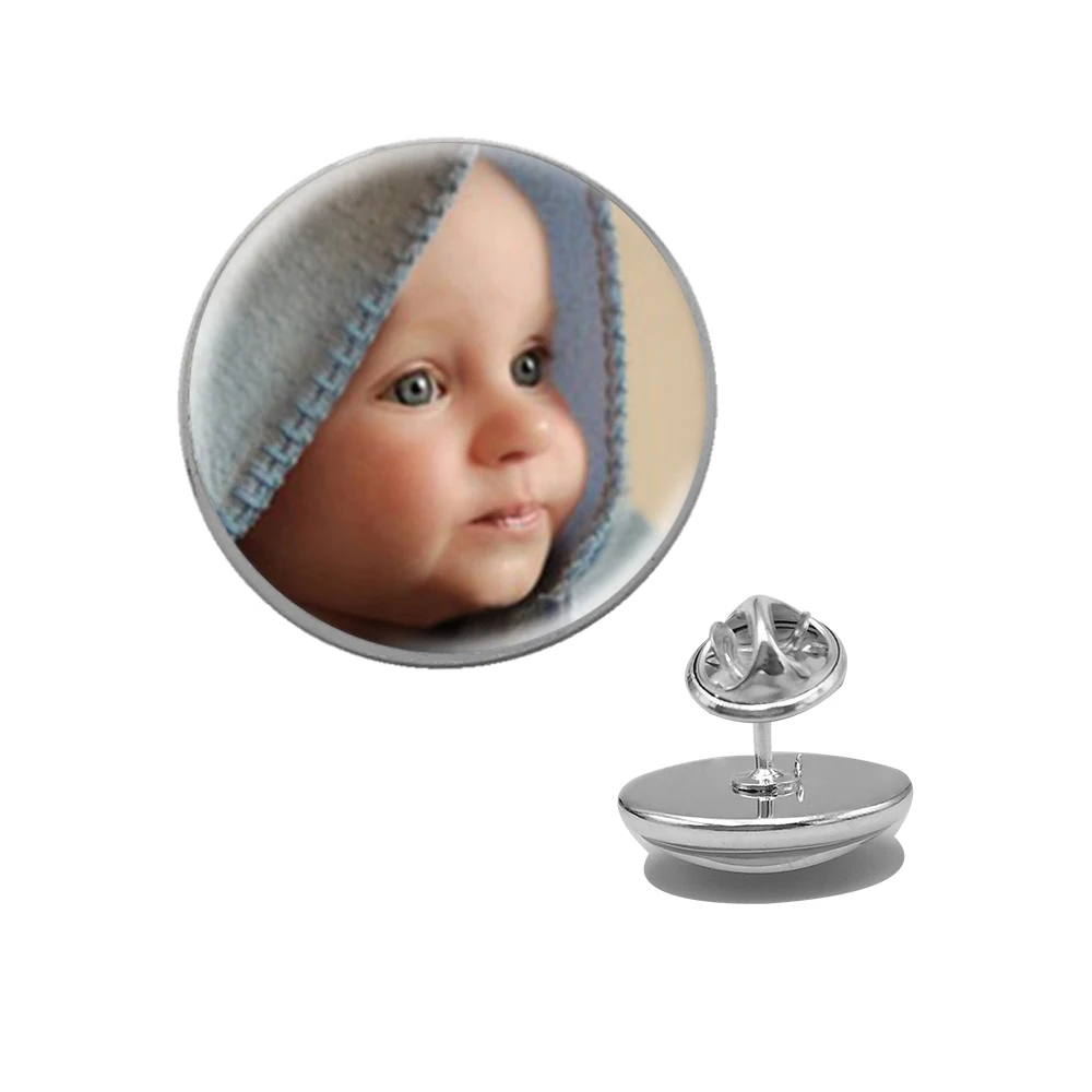 SUTEYI персонализированные фото брошь на заказ броши Pin вашего ребенка мама папа