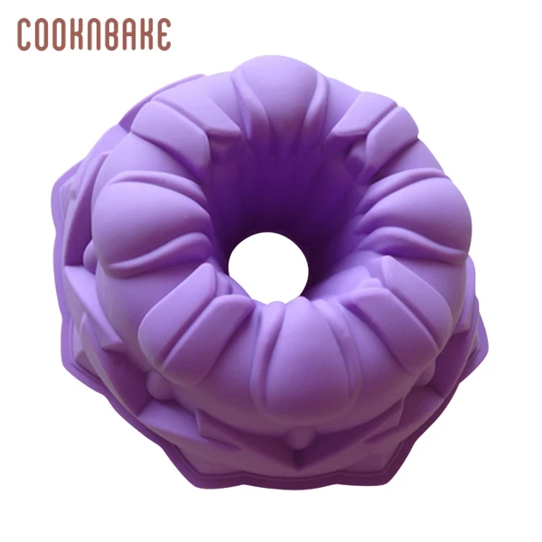 COOKNBAKE силиконовая форма для торта большая круглая хлеба выпечки в форме тюльпана