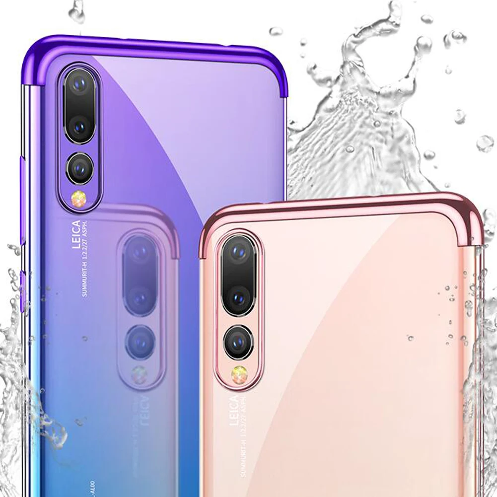 Mayround Original Case for Huawei P20/P20 Pro Lite Silicone 3D Clear View Slim Shockproof Phone Cases Covers Coque Capa |