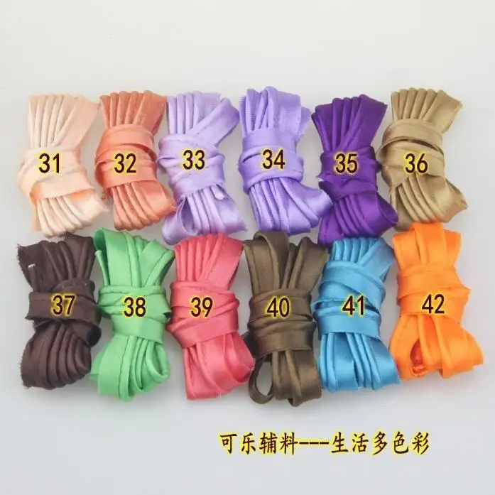 10 мм ширина полиэфирная блестящая яркая Проводная уклонистая привязочная лента