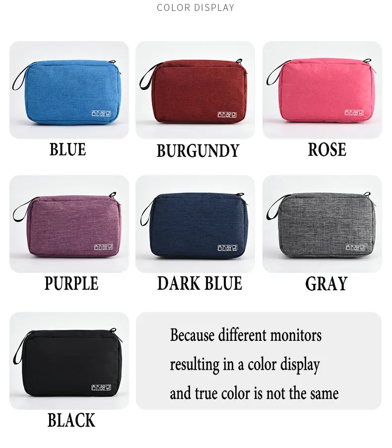 Hanging Travel Toiletry Bag for Men and Women Makeup Bag Cosmetic Beautician Folding Bag Bathroom and Shower Organizer toilettas