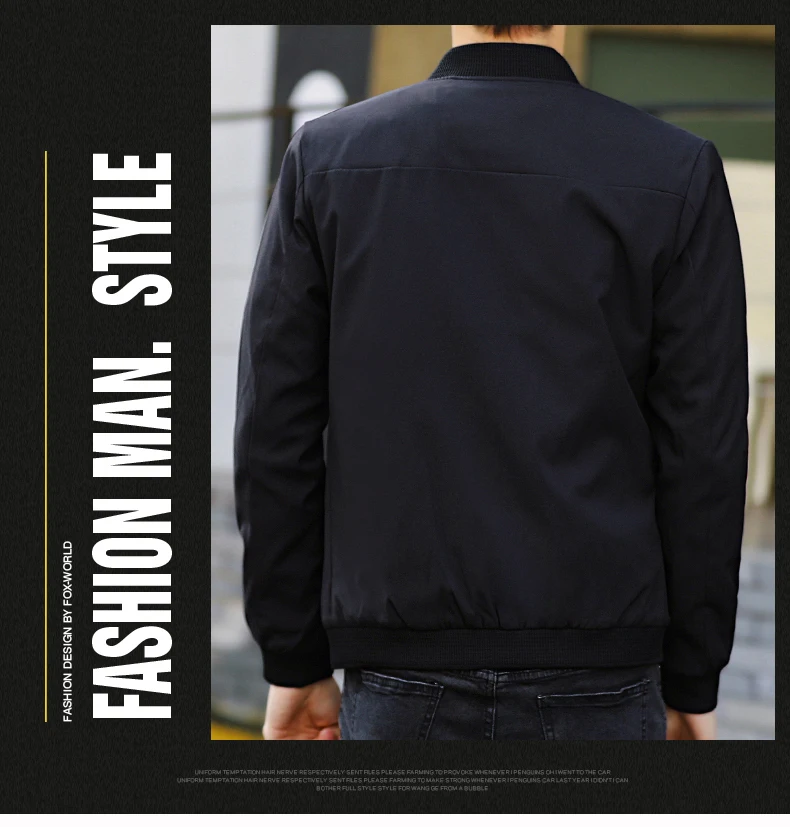 Осенняя бейсбольная куртка для мужчин,, Повседневная veste homme, высокое качество, мужская приталенная одноцветная куртка, новая модная куртка на молнии 157
